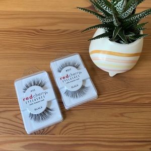Red Cherry Lashes Bundle #43 and #217, NWOT
